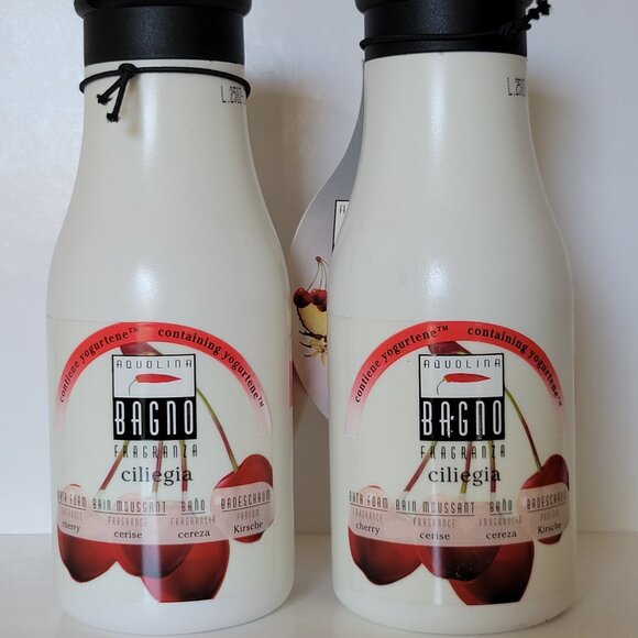 Aquolina Bath / Shower Gel (Cherry) 250ml Each (2 Bottle Set) - Picture 1 of 2